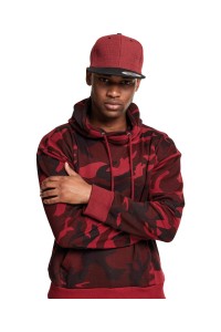 Casquette à bouton-pression en tissu mélangé bicolore (6089ML)