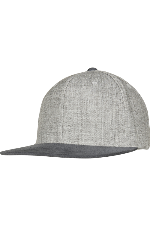 Casquette à bouton-pression en tissu mélangé velours (6089VM)