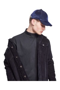 Casquette en velours côtelé satiné (6245CS)