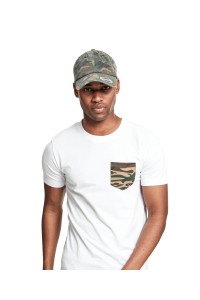 Casquette camo effet délavé profil bas (6245CW)