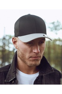 Casquette bicolore Flexfit peignée en laine (6277T)