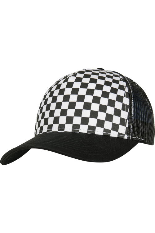 Casquette trucker rétro à damier (6506CB)