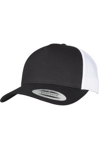 Casquette trucker rétro bicolore à 5 panneaux (6506T)