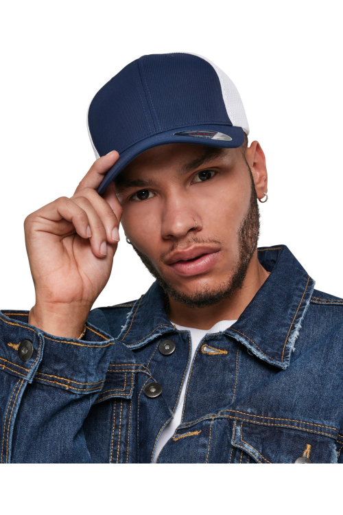 Casquette bicolore ultrafibre et en mailles aérées (6533T)