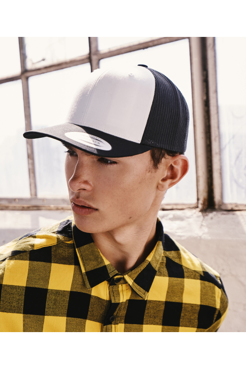 Casquette trucker rétro devant coloré Flexfit (6606CF)