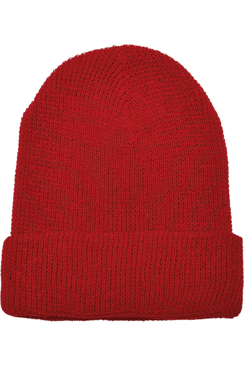 Bonnet en maille gaufrée en fil recyclé (1505RY)