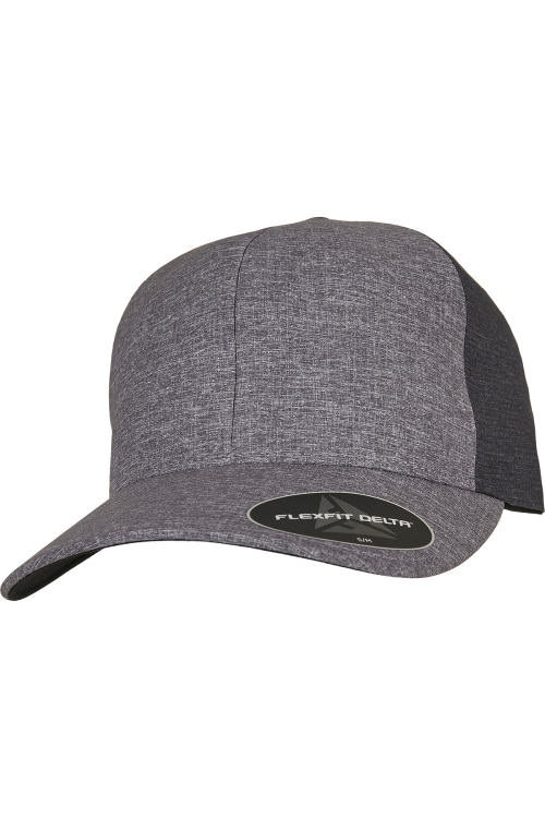 Casquette Flexfit Delta® carbone bicolore (180T)