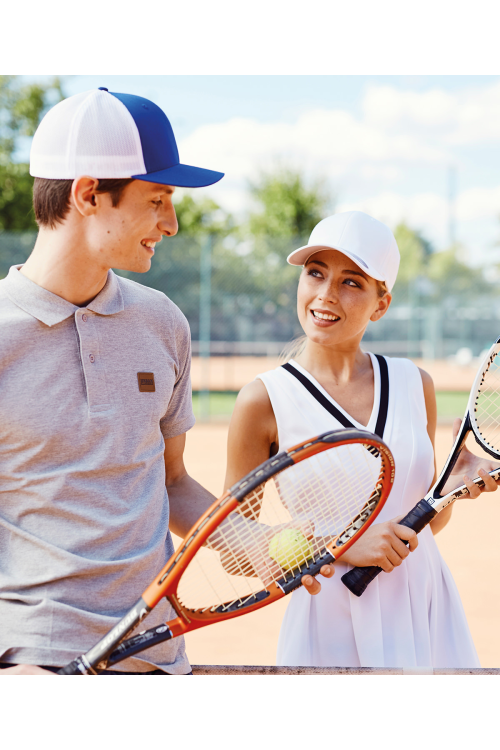 Casquette de camionneur Flexfit en mesh bicolore (6511T)