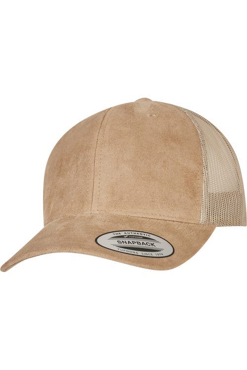 Casquette de camionneur imitation daim (6606SU)