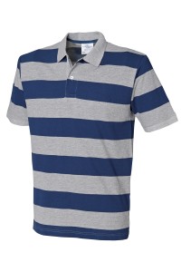Polo piqué à rayures