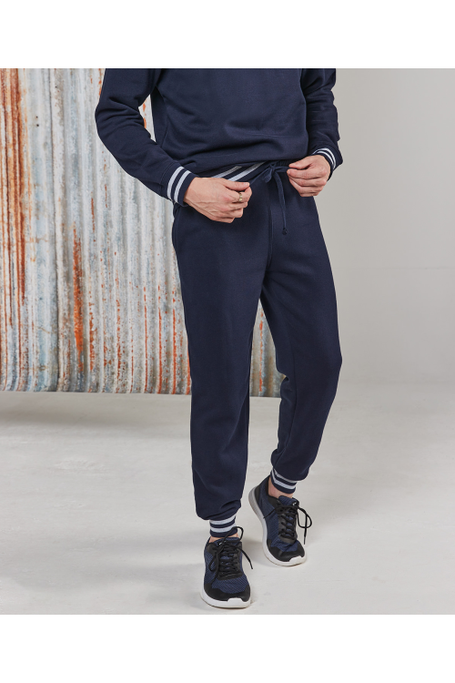 Pantalon de jogging avec chevilles à rayures