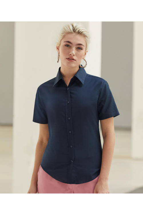 Chemise Oxford à manches courtes femme