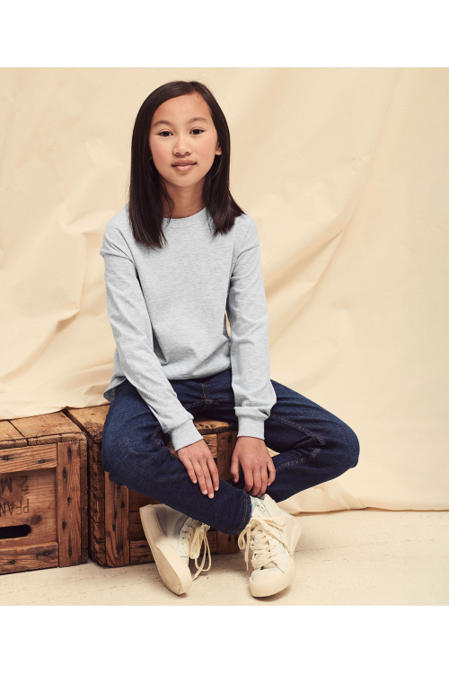 T-shirt à manches longues valueweight Enfant