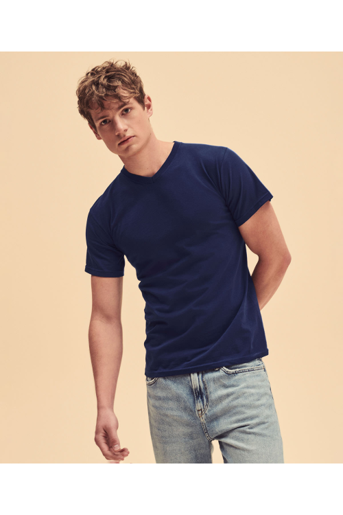 T-shirt col V Valueweight