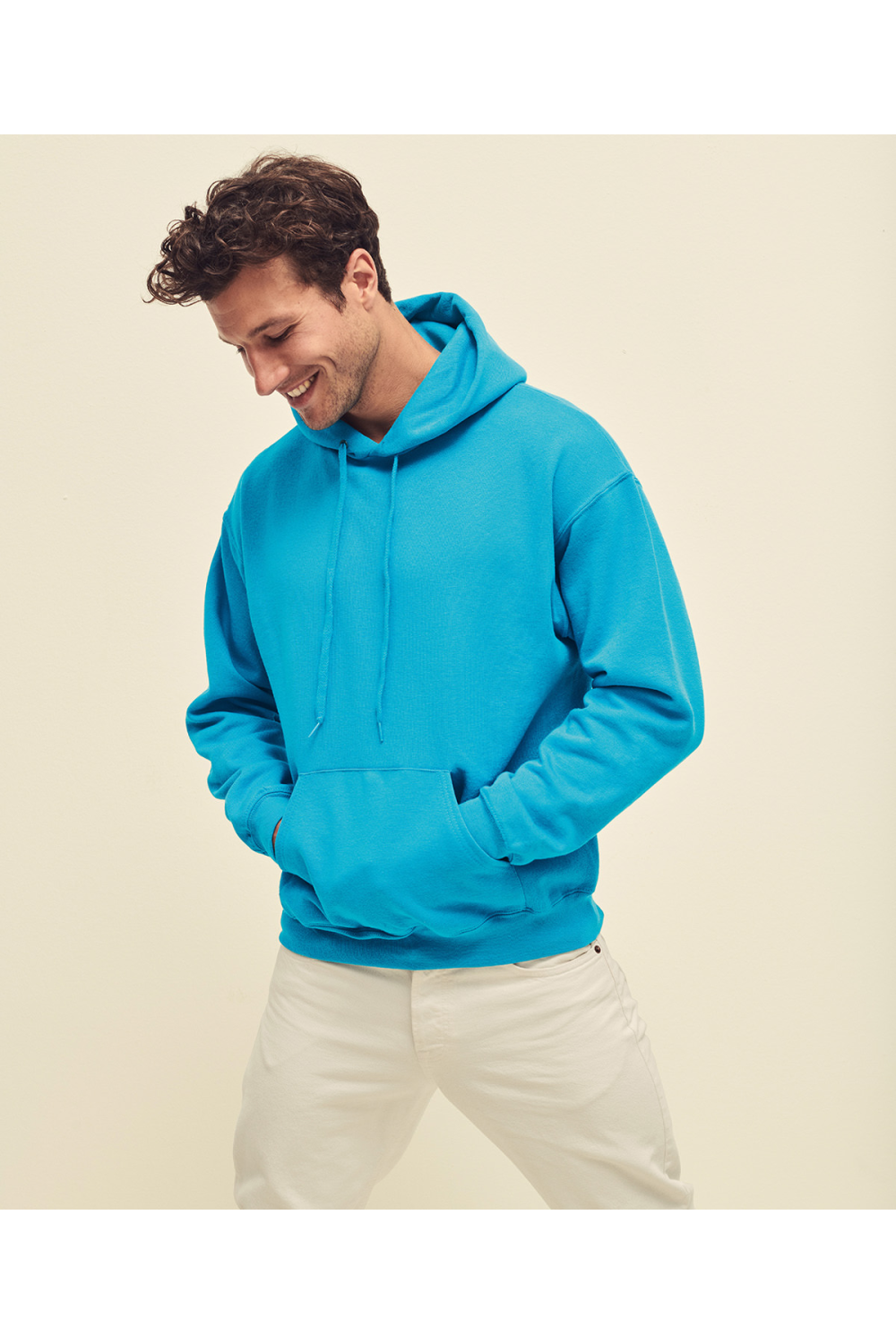 Sweat à capuche classique couleur Sahara Camel - COLORFUL main image 1