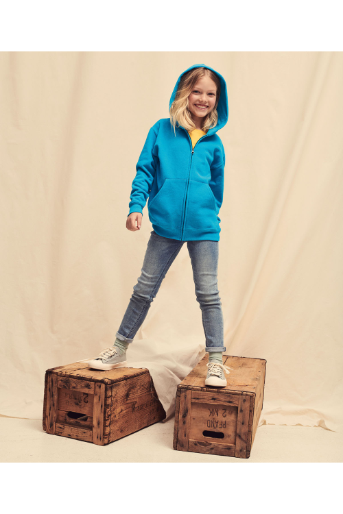 Sweat-shirt à capuche zippé Classic 80/20 Enfant