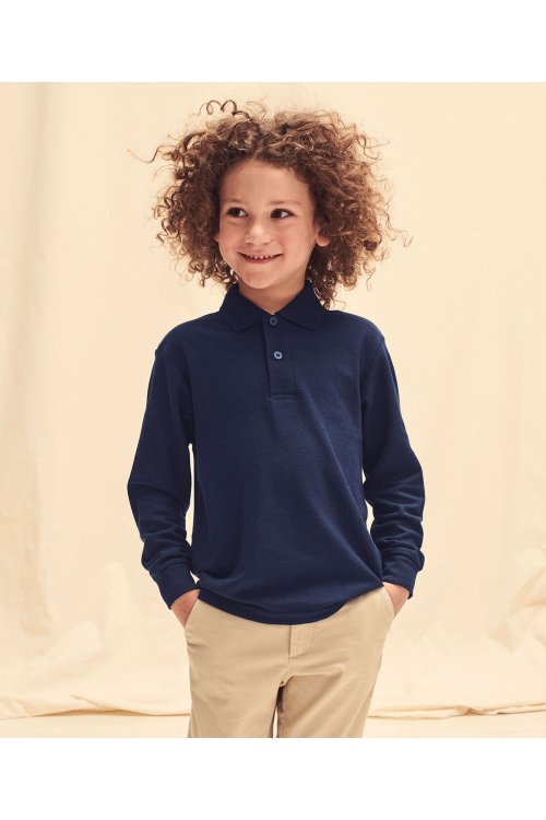 Polo 65/35 à manches longues Enfant