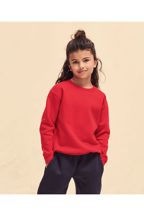 Sweat-shirt manches montées Premium 70/30 Enfant