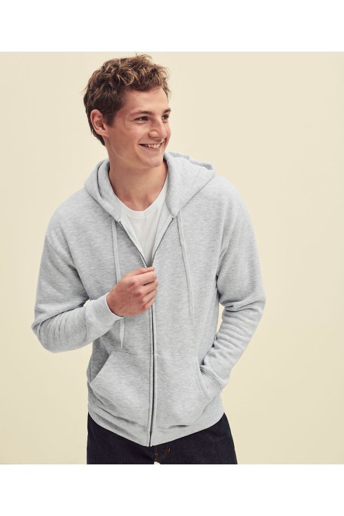 Sweat-shirt à capuche zippé Premium 70/30