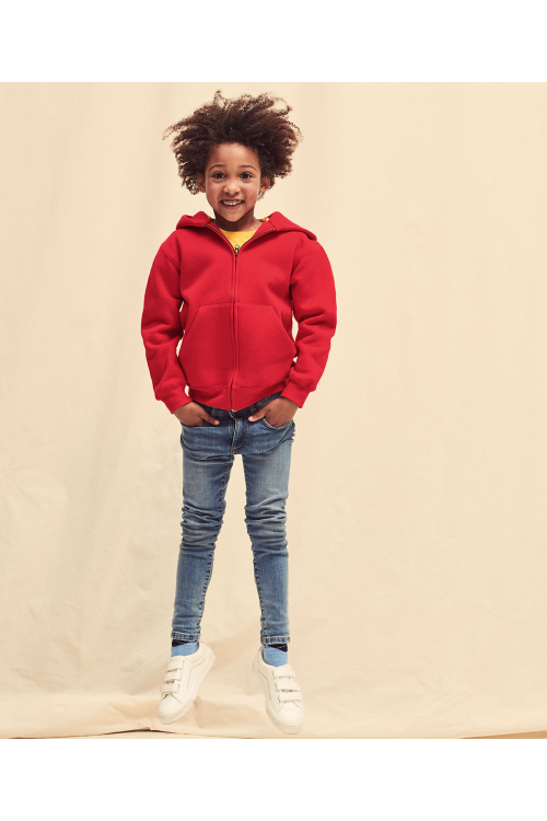 Sweat-shirt zippé à capuche Premium 70/30 Enfant