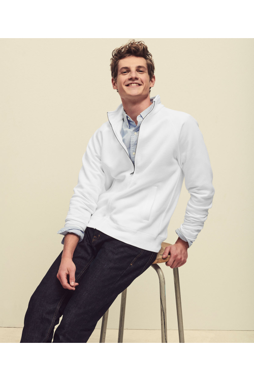 Sweat-shirt zippé premium 70/30