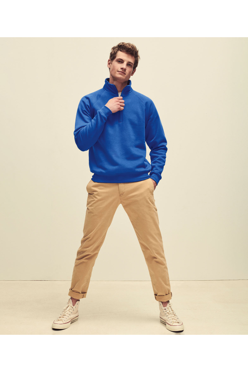 Sweat-shirt zippé 1/4 Premium 80/20