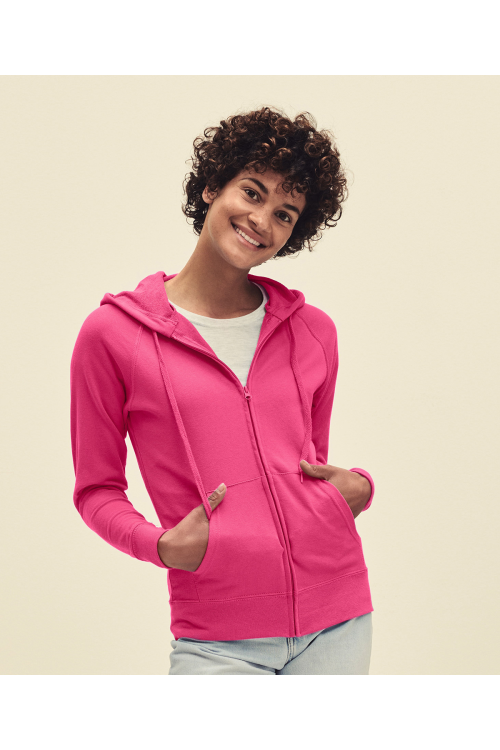 Sweat à capuche léger de coupe féminine