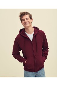 Sweat-shirt à capuche zippé léger