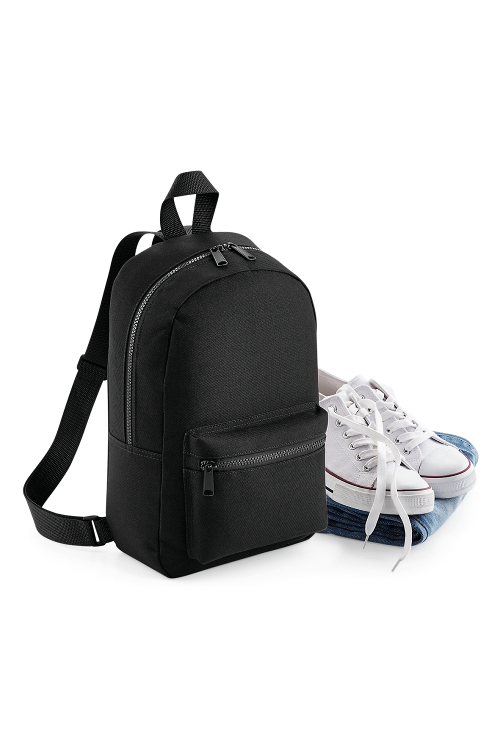 Sac à Dos Mini Bagbase Mode Essential BG153 – Polyester – Unisexe – Neuf