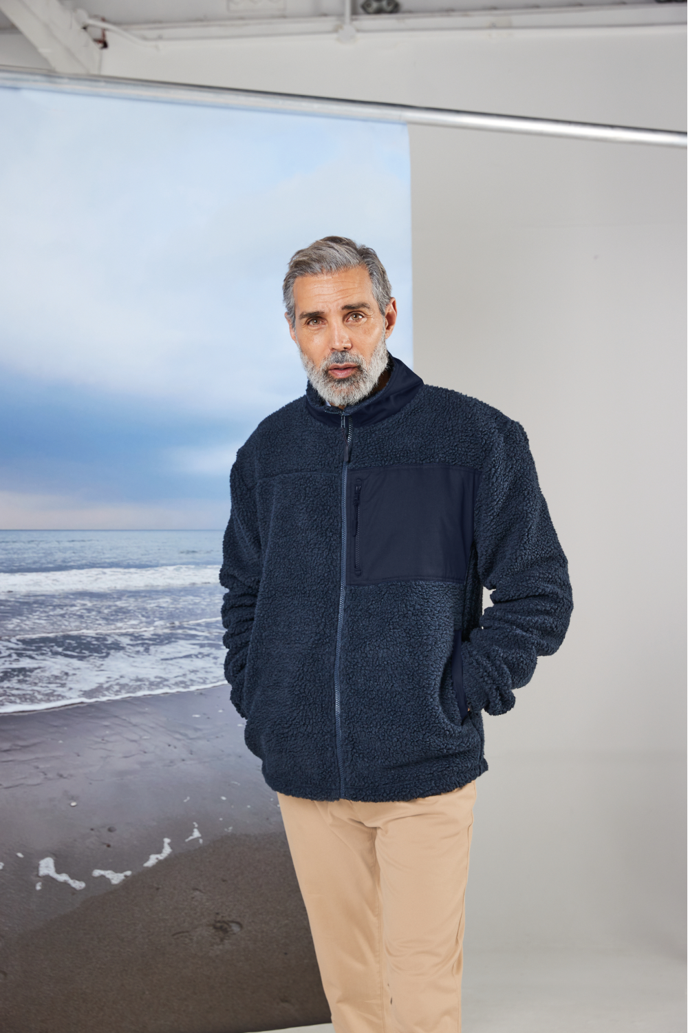 Polaire sherpa recyclée