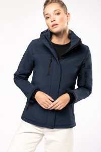 Parka softshell doublée capuche femme