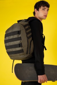 Sac à dos style urbain avec porte-skate