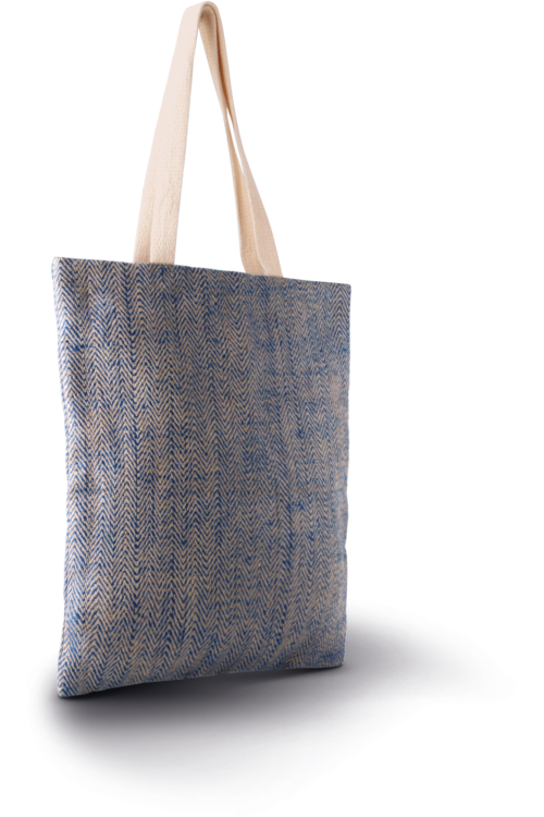 Sac en toile de jute teint 100% naturel