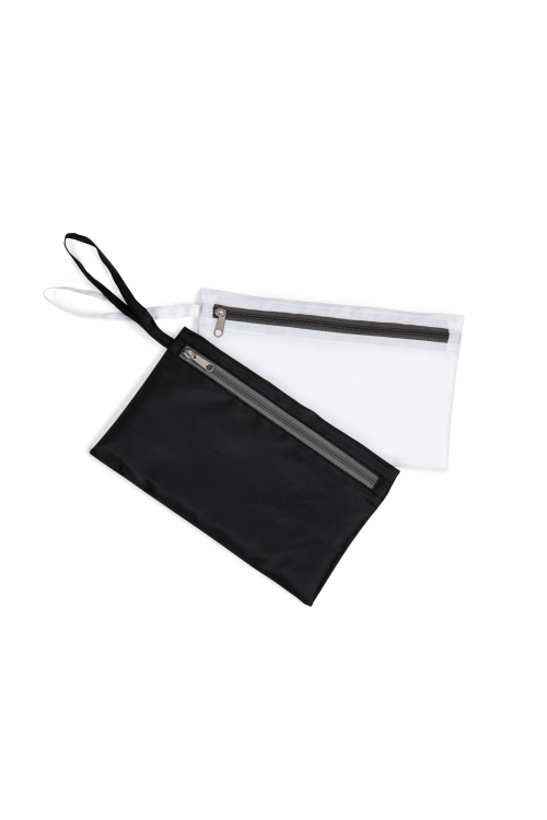 Pochette à double compartiment dont un imperméable