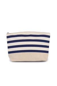 Pochette accessoires imprimé marin