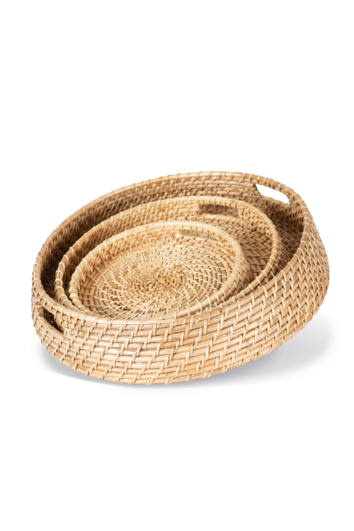 Panier en rotin tressé à la main