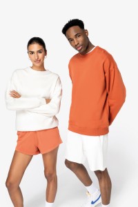 Sweat-shirt écoresponsable à col rond oversize unisexe