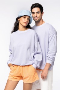 Sweat-shirt écoresponsable oversize French Terry unisexe