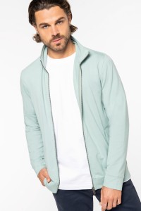 Sweat-shirt écoresponsable zippé en modal homme