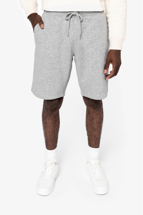 Bermuda écoresponsable en molleton homme