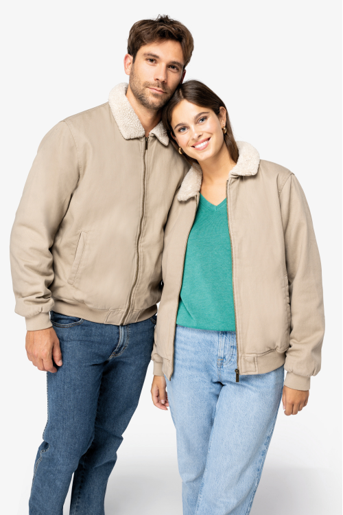 Veste écoresponsable col sherpa unisexe