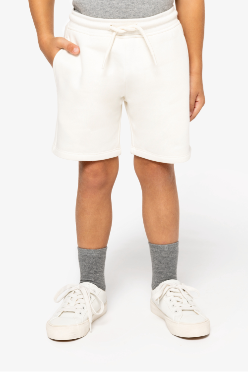 Bermuda écoresponsable en molleton enfant