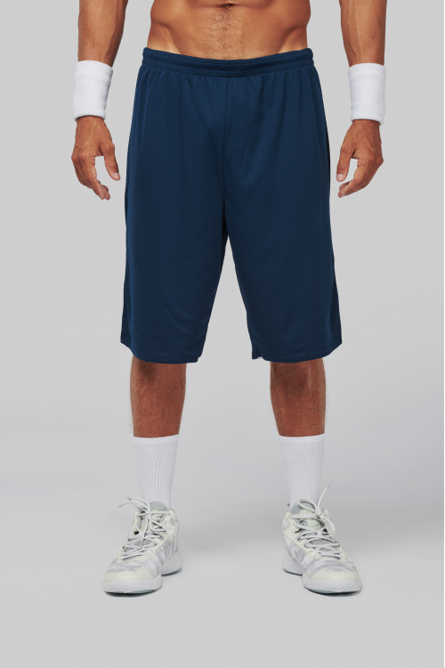 Short réversible basket-ball unisexe