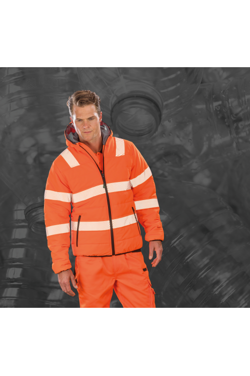 Veste de sécurité recyclée ripstop padded