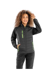 Veste softshell rembourrée black compass recyclée