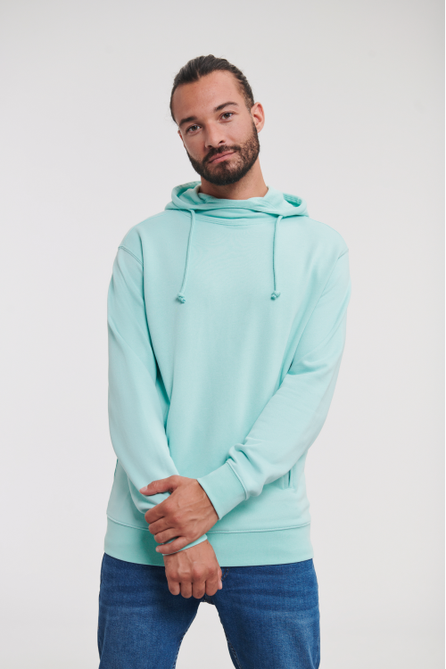 Sweat à capuche col montant Pure Organic