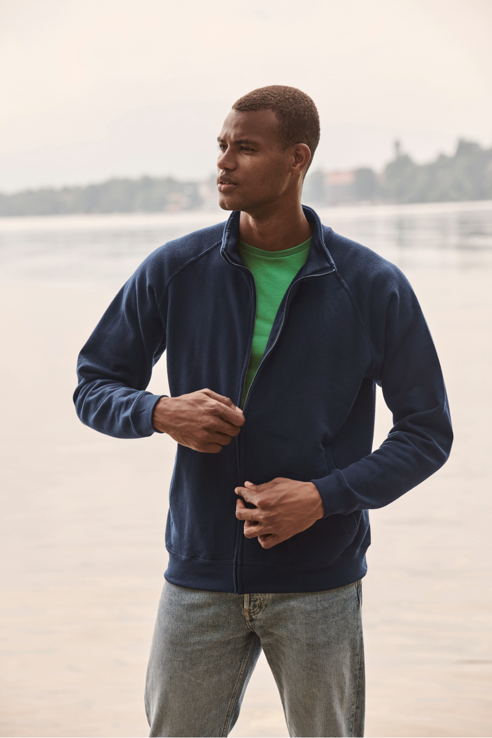 Veste homme molleton zippée Classic (62-230-0)