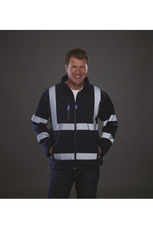 Veste softshell haute visibilité