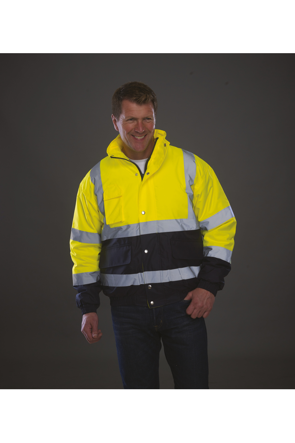 Blouson bicolore haute visibilité