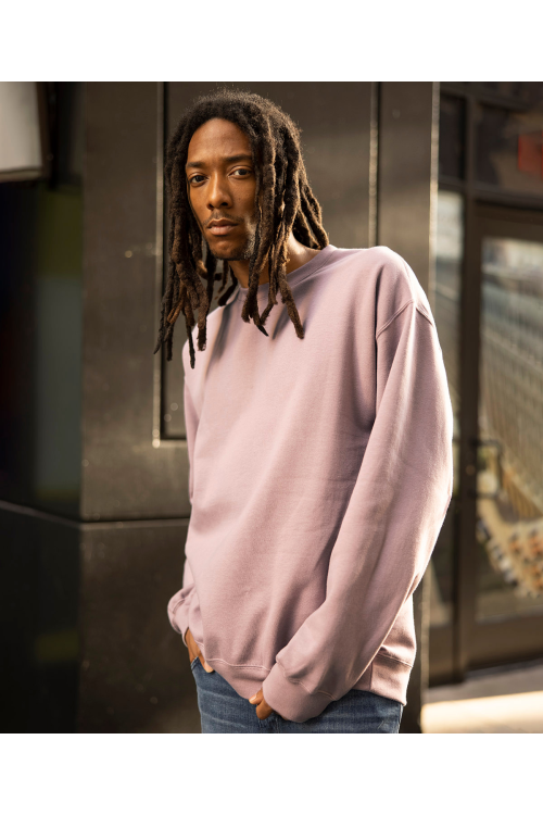 Softstyle Midweight fleece adult crew neck